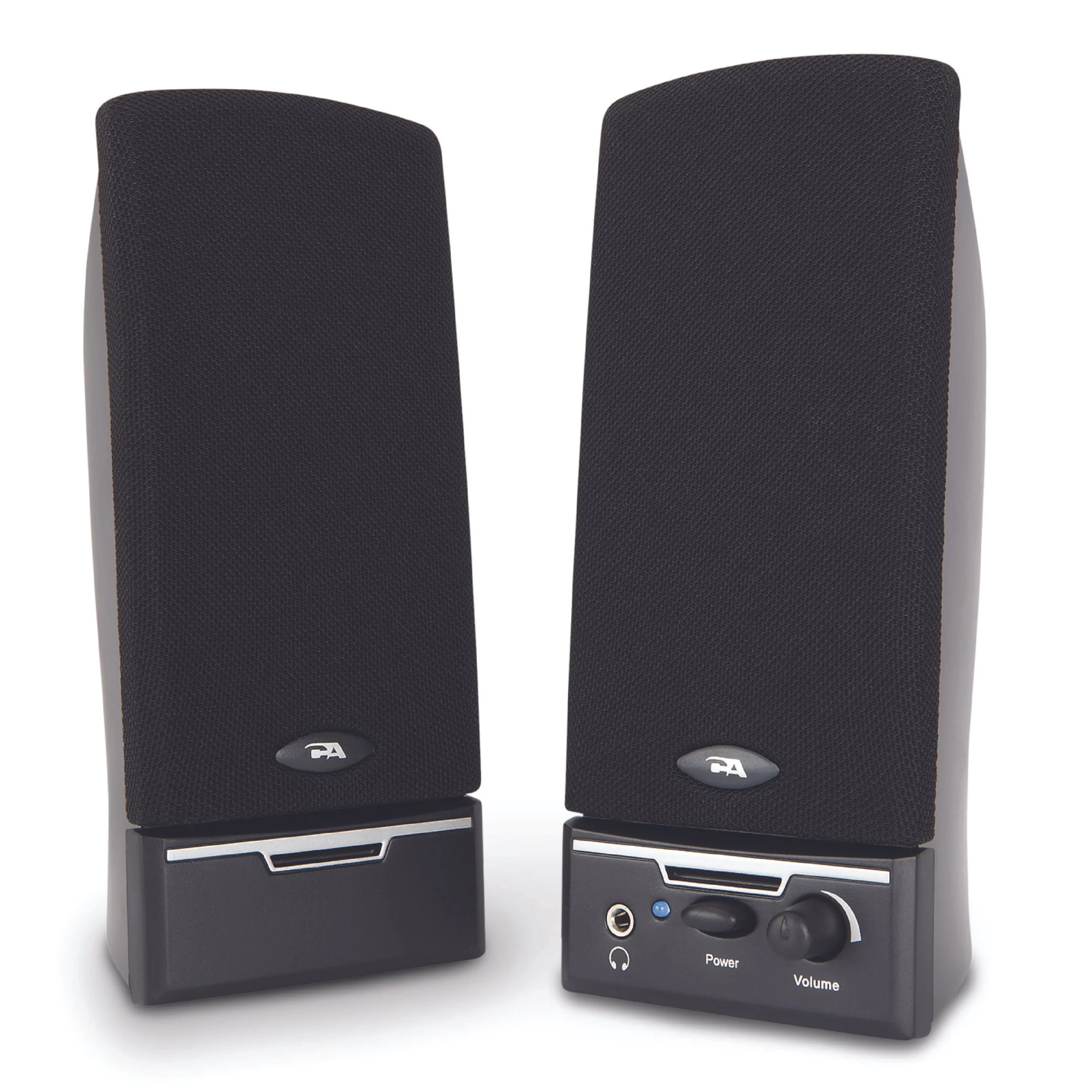 【中古】「未使用品」Cyber Acoustics 4 Watt 2.0 Computer Speaker System - Black (CA-2014) by Cyber Acoustics [並行輸入品] CA-2014 2.0 Powered Speaker System — Cyber Acoustics